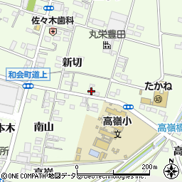 愛知県豊田市和会町新切41周辺の地図