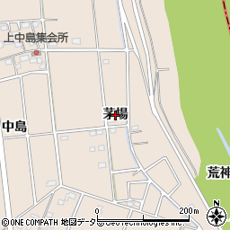 愛知県豊田市畝部東町（茅場）周辺の地図