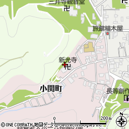 滋賀県大津市小関町6周辺の地図
