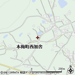 京都府亀岡市本梅町西加舎斧磨周辺の地図