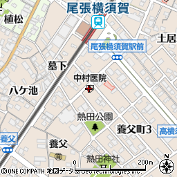 中村医院眼科内科周辺の地図