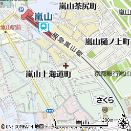 京都府京都市西京区嵐山樋ノ上町1-47周辺の地図