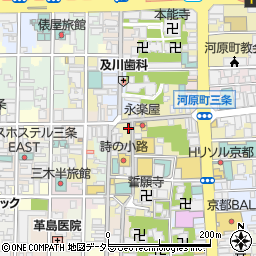 中華そば専門店天下一品新京極三条店周辺の地図