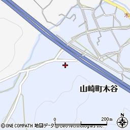 兵庫県宍粟市山崎町木谷142周辺の地図