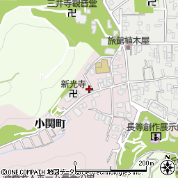 滋賀県大津市小関町6-13周辺の地図