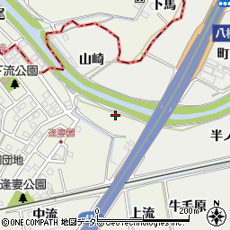 愛知県知立市八橋町半ノ木周辺の地図