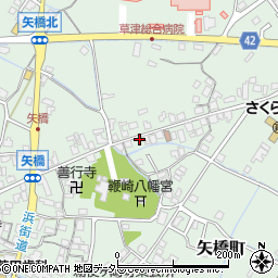滋賀県草津市矢橋町1475周辺の地図