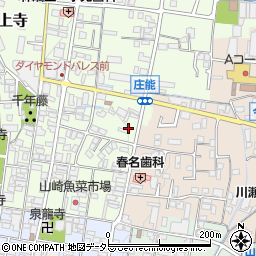 兵庫県宍粟市山崎町庄能112周辺の地図
