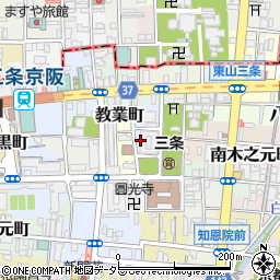 京都府京都市東山区長光町周辺の地図