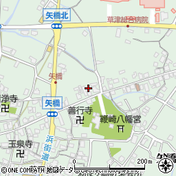 滋賀県草津市矢橋町1455周辺の地図