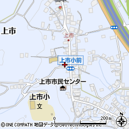 岡山県新見市上市417周辺の地図