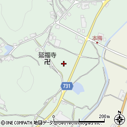 京都府亀岡市本梅町西加舎稲場周辺の地図