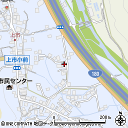 岡山県新見市上市317周辺の地図