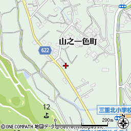 三重県四日市市山之一色町2079周辺の地図