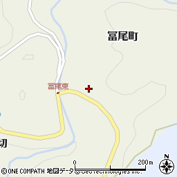 愛知県岡崎市冨尾町中洞周辺の地図