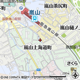 京都府京都市西京区嵐山茶尻町1周辺の地図