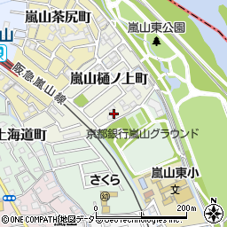 京都府京都市西京区嵐山樋ノ上町12-6周辺の地図