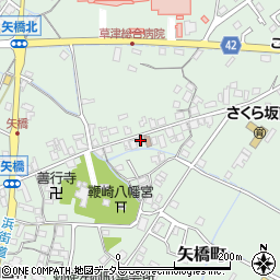 滋賀県草津市矢橋町1479周辺の地図