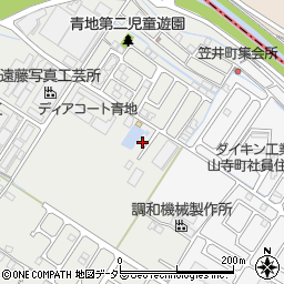 滋賀県草津市青地町244周辺の地図