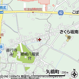 滋賀県草津市矢橋町1484周辺の地図