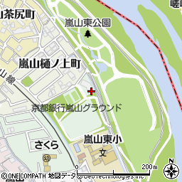 京都府京都市西京区嵐山東海道町17-1周辺の地図