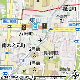 京都府京都市東山区土居之内町471周辺の地図