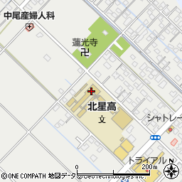 北星高校図書室周辺の地図