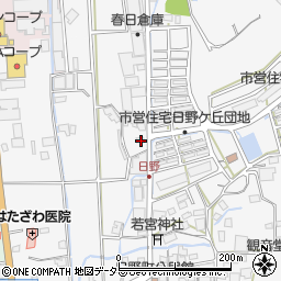 兵庫県西脇市日野町17周辺の地図
