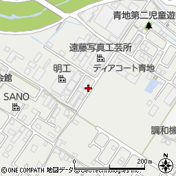 滋賀県草津市青地町266周辺の地図