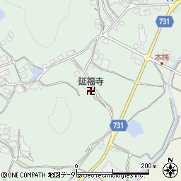 延福寺周辺の地図