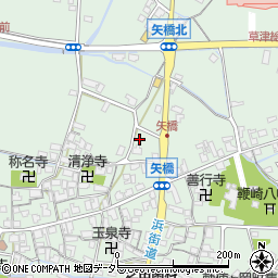 滋賀県草津市矢橋町1878周辺の地図