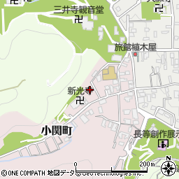 滋賀県大津市小関町6-10周辺の地図