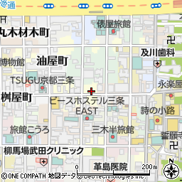 京都三条ポールスミス店周辺の地図