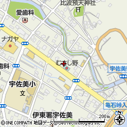 サクララポールボーテ（ＳａｋｕｒａＲａｐｐｏｒｔＢｅａｕｔｅ）　伊豆伊東店周辺の地図