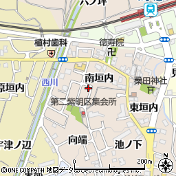 京都府亀岡市篠町馬堀南垣内周辺の地図