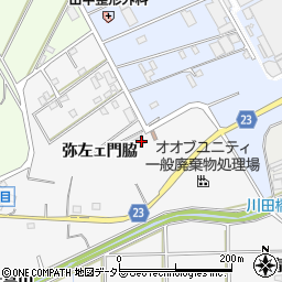 愛知県大府市吉田町弥左ェ門脇71周辺の地図