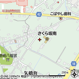 滋賀県草津市矢橋町183-9周辺の地図