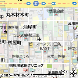 京都府京都市中京区中之町周辺の地図