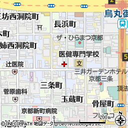 京都府京都市中京区衣棚町46周辺の地図