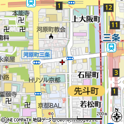 〒604-8004 京都府京都市中京区中島町の地図