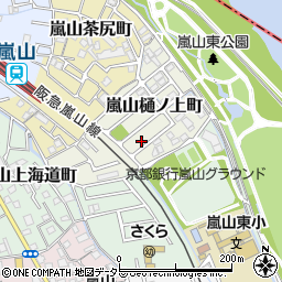 京都府京都市西京区嵐山樋ノ上町18-12周辺の地図