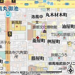 京都府京都市中京区菱屋町42周辺の地図