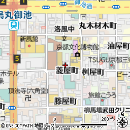 京都府京都市中京区菱屋町42周辺の地図