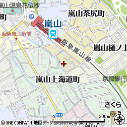 京都府京都市西京区嵐山茶尻町2周辺の地図