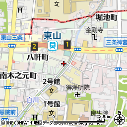京都府京都市東山区土居之内町469-1周辺の地図