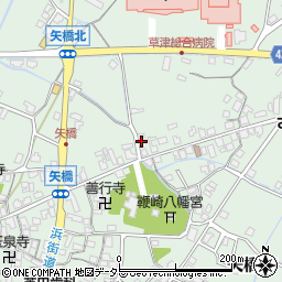 滋賀県草津市矢橋町1468周辺の地図