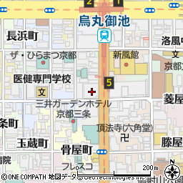 株式会社大垣書店　烏丸三条店周辺の地図