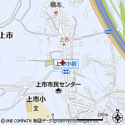 岡山県新見市上市412周辺の地図