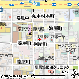 グラビスコート三条堺町周辺の地図