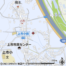 岡山県新見市上市358-15周辺の地図